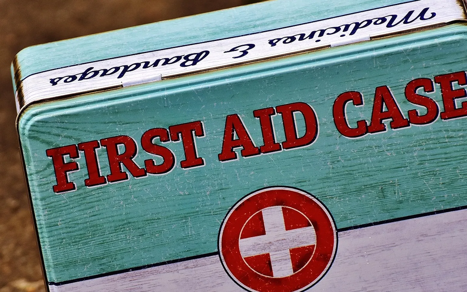 First aid, can and tin can